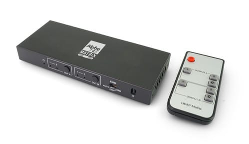 ALPHA ELETTRONICA SR ALPCT384/2 MATRICE HDMI 2.0 2IN-2OUT 4K60HZ