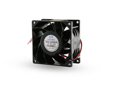 ALPHA ELETTRONICA SR ALPFNHD-8038H24B VENTOLA DC 80X80X38 24V CUSCINETTI 10...