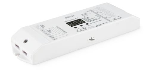 ALPHA ELETTRONICA SR ALPJO-CONTR-414 DECODER DMX RGBW 4CH X 5A CON PULSANTI