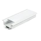 ALPHA ELETTRONICA SR - ALPJO380/104-32P Recessed anodized aluminum profile with flat opal PMMA cover - 2m
