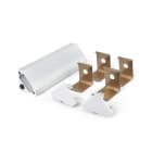 ALPHA ELETTRONICA SR - ALPJO380/154-12K Corner anodized aluminum profile with flat opal PC cover - 2m - Accessories included