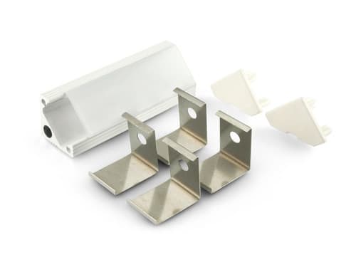 ALPHA ELETTRONICA SR ALPJO380/154B-22K PRO AL ANGOLARE BIANCO COVER PC TRASP...