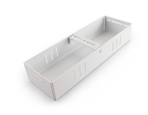 ALPHA ELETTRONICA SR ALPJO380/950-01B ROSONE RETTANGOLARE 255X80X45MM BIANC...