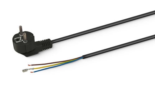 ALPHA ELETTRONICA SR ALP23-001/1A CAVO DA SP.TEDESCA A CAVO APERTO 1.5M BK