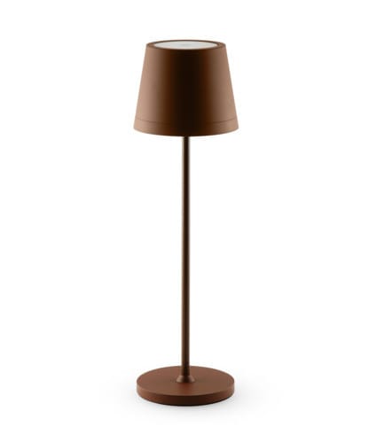 ALPHA ELETTRONICA SR ALPJO386C LAMP. LED TAVOLO CORTEN INT.TOUCH 2700K