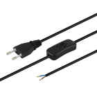 ALPHA ELETTRONICA SR - ALP23-001/21B CAVO RETE 2X0.75 L.3M NERO - INT.VOL. PB