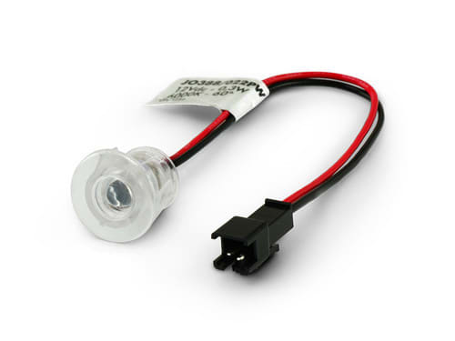 ALPHA ELETTRONICA SR ALPJO388/022WW MINI SPOT LED 12V PLAST.TRASP. 3000K