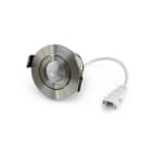 ALPHA ELETTRONICA SR - ALPJO390/017SWW FARETTO LED 5W 3000K ACCIAIO ALIM.INCL.
