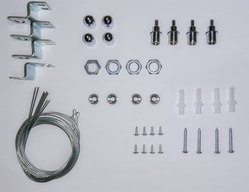 ALPHA ELETTRONICA SR ALPJO395-SUP SET DI FISSAGGIO PER PANNELLI LED