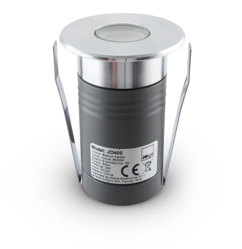 ALPHA ELETTRONICA SR ALPJO400WW FARETTO LED 24VDC 3000K IP67 GHIERA R...