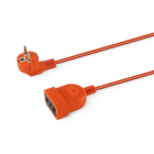 ALPHA ELETTRONICA SR - ALP23-003/10KIB Prolunga da spina 3 poli tedesca a presa Italia Bipasso - 10m - cavo arancione
