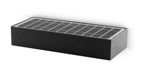 ALPHA ELETTRONICA SR ALPJO462NWW APPLIQUE SOLARE 6W NERO 3000K