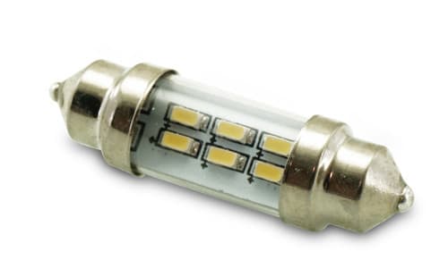 ALPHA ELETTRONICA SR ALPJO546/7 LAMP.LED FESTOON TUBO 10-30VDC 37MM 6000