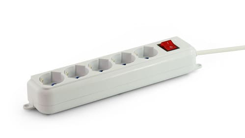 ALPHA ELETTRONICA SR ALP23-043S/05 MULTIPRESA 5 USCITE UNIVERSALI-INTERR...