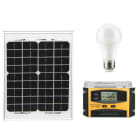 ALPHA ELETTRONICA SR ALPKIT15-SB KIT FOTOV. 15W 12V CON REGLAM NO BATT.