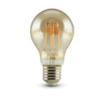 ALPHA ELETTRONICA SR - ALPLF250/1WW2 LAMP.LED FILAM. BULBO 4.5W E27 BC AMBRA