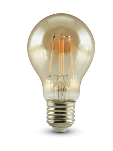 ALPHA ELETTRONICA SR ALPLF250/1WW2 LAMP.LED FILAM. BULBO 4.5W E27 BC AMBRA