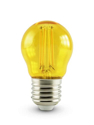 ALPHA ELETTRONICA SR ALPLF350Y LAMP.LED FILAMENTO BULBO 4.5W E27 GIALLA