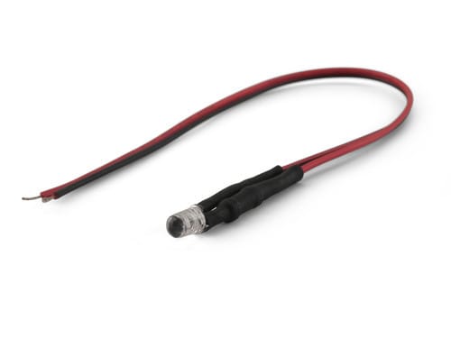 ALPHA ELETTRONICA SR ALPLL9010/04-1 INDICATORE LED 24V ROSSO CAVO 25CM