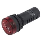 ALPHA ELETTRONICA SR ALPLL9061-1 INDICATORE LED 22MM 12VDC ROSSO BUZZER