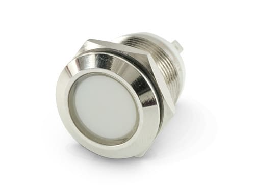 ALPHA ELETTRONICA SR ALPLL9068-03-14 INDICATORE OTTONE-AVVIT.-24V ROSSOVERDE
