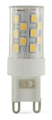 ALPHA ELETTRONICA SR ALPLS223/08WW LAMP.LED G9 230VAC 3.5W 3000K ERP