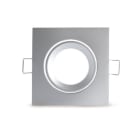 ALPHA ELETTRONICA SR - ALPLS280-102S/1 Frosted Led lamp support - adjustable ring - 83x83mm - Base NOT included