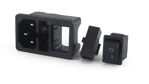 ALPHA ELETTRONICA SR ALP23-12/2 SPINA PANNELLO 3POLI INT.NON LUM.6.3MM