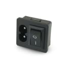 ALPHA ELETTRONICA SR ALP23-12/4 SPINA PANNELLO 2POLIC8 INT NON LUM.4.8MM