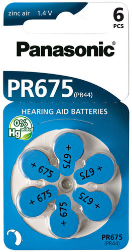 ALPHA ELETTRONICA SR ALPPZP-PR675H BLISTER DI 6 PILE ZINCO ARIA - PR675H...