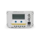 ALPHA ELETTRONICA SR - ALPRH10A/4 PWM Charger controller 10A - 12/24V - Twilight sensor adjustable - With display and USB 5V port