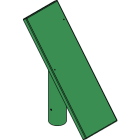 ALPHA ELETTRONICA SR - ALPSU-SOLAR-011 Pole head element for 1- 2 100/120/160W panels