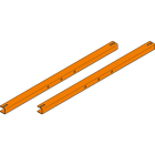 ALPHA ELETTRONICA SR - ALPSU-SOLAR-P013 Pair of galvanized profiles for 120/160W panel