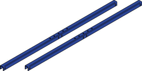 ALPHA ELETTRONICA SR ALPSU-SOLAR-P015 DUE PROFILI 1076MM PER 2XMM070 2XMM10...