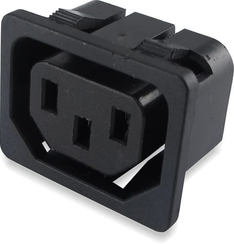 ALPHA ELETTRONICA SR ALP23-18/3 PRESA PANNELLO C13 FASTON 4.8MM