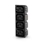 ALPHA ELETTRONICA SR - ALP23-18/4L CONNETT. ALIM AC DA PANN.-4 PRESE-10A...