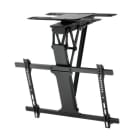 ALPHA ELETTRONICA SR - ALPSU3275/WM large smart swivelling flip down tv (32"-75") ceiling mount for wood ceiling joints