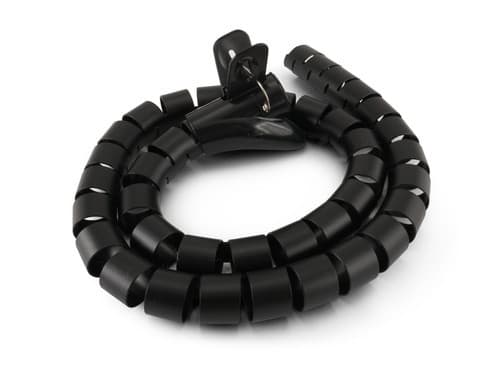 ALPHA ELETTRONICA SR ALPSU930N COPRICAVO FLESSIBILE 1M NERO D.30MM