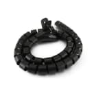 ALPHA ELETTRONICA SR ALPSU930N COPRICAVO FLESSIBILE 1M NERO D.30MM