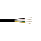 ALPHA ELETTRONICA SR - ALPWTR492N/T CAVO TEL 4 POLI PIATTO NERO