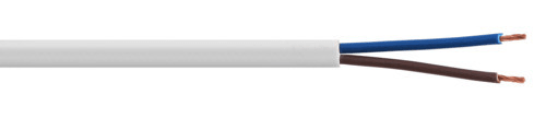ALPHA ELETTRONICA SR - ALPWTR674 CAVO H05VVH2-F 2X1.50MM PIATTO - BIANCO
