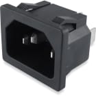 ALPHA ELETTRONICA SR ALP23-5/3 SPINA DA PANNELLO C14 3POLI FASTON 6.3MM