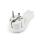 ALPHA ELETTRONICA SR - ALP23-50/05B Schuko 16A, 250V flying plug - Flat - White