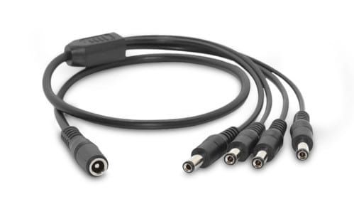 ALPHA ELETTRONICA SR ALP28-1F4M CAVO SPLITTER DC 5.5X2.1MM DA 1 FEMMI...