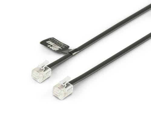 ALPHA ELETTRONICA SR ALP94-780NB CAVO LINEARE MODULARE 6P4C NERO 2.1M POL