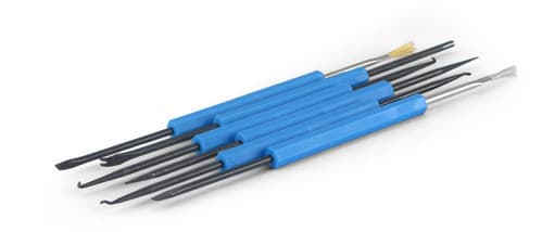 ALPHA ELETTRONICA SR ALP98-560/1 SET 6 PINZETTE PER SALDATURA