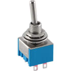 ALPHA ELETTRONICA SR - ALP310-040 Miniature diverter switch - 2P - DPDT - ON / ON - 3A @ 250V - 6 term. to weld