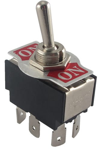 ALPHA ELETTRONICA SR ALP310-074 INT MED LEVA 2P ON/-/ON FASTON 6.3