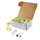ALPHA ELETTRONICA SR - ALP23-9-132BKW Kit di 10 portalampade E27 bianchi co...