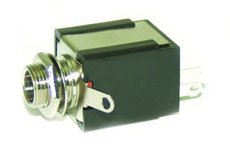 ALPHA ELETTRONICA SR ALP32-3 PRESA JACK PANN 6.3MM 3 P. MONO 2 CONT